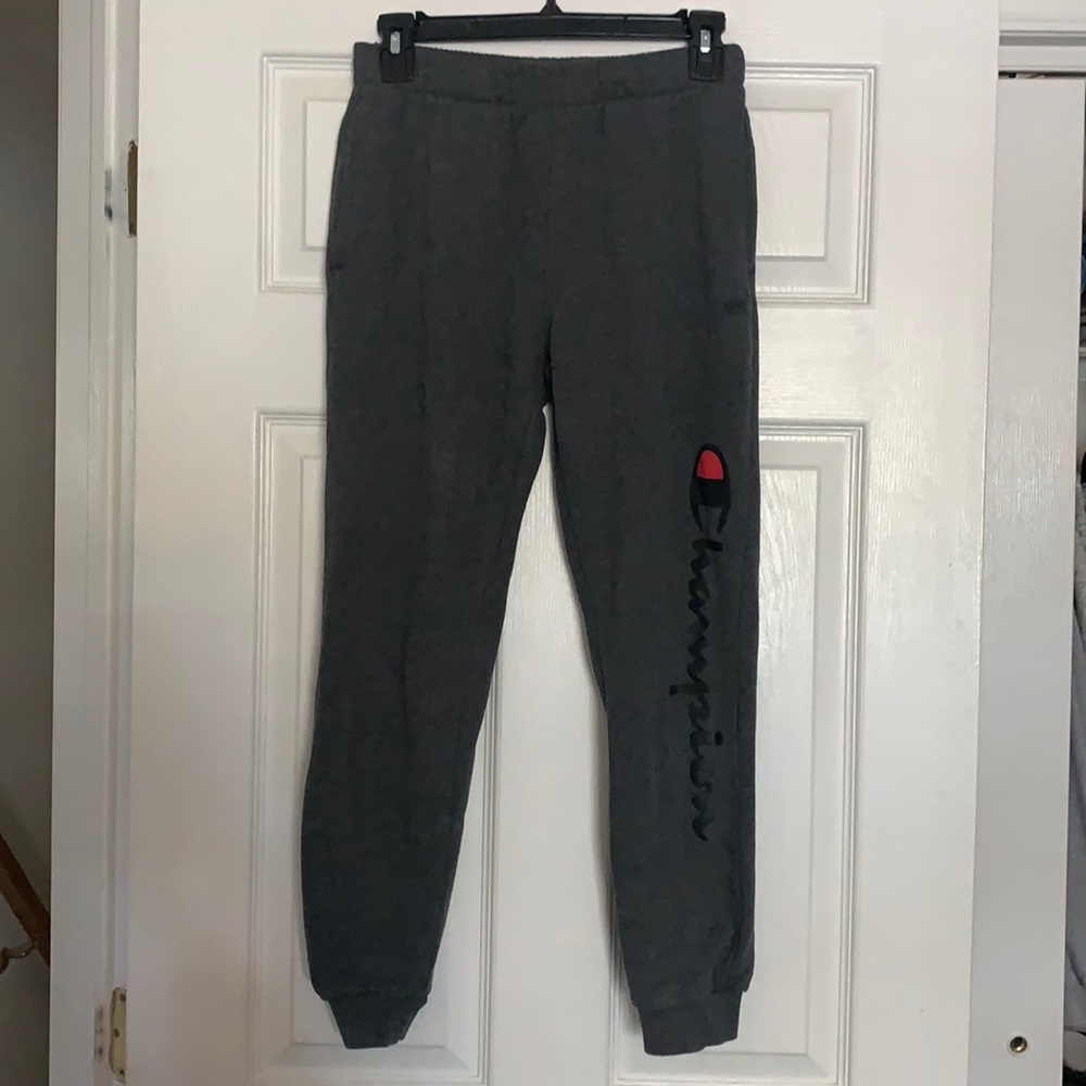 Boys large champion joggers